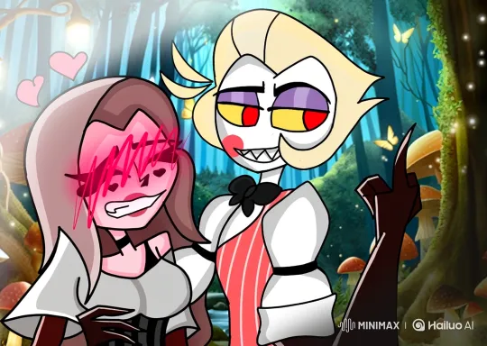 Magical Forest Kiss: Cartoon Characters' Passionate Encounter – AI Generated Video | Hailuo AI