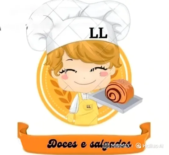 Chibi Baker Introduces 'Doces e Salgados' Logo – AI Generated Video | Hailuo AI