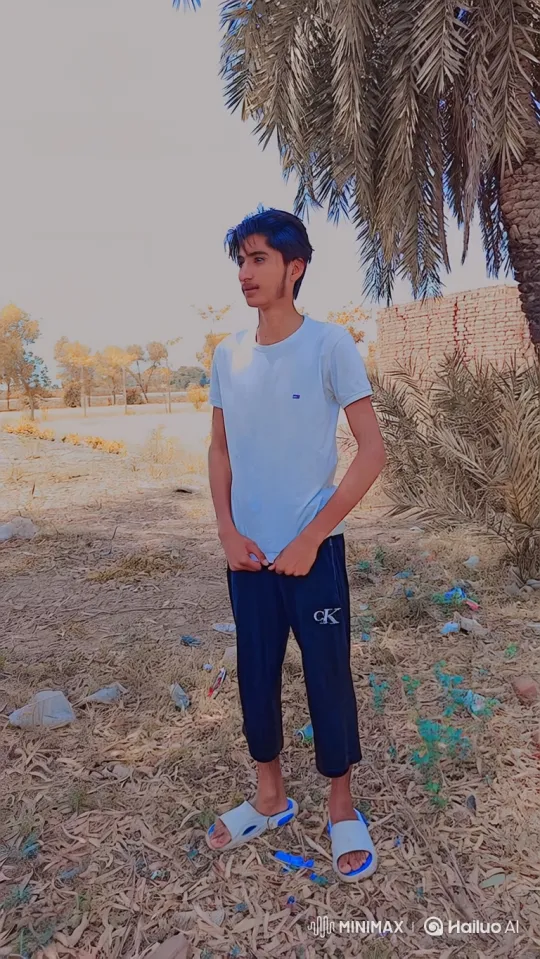 Young Man Signals Car, Vehicle Explodes in Dusty Path – AI Generated Video | Hailuo AI