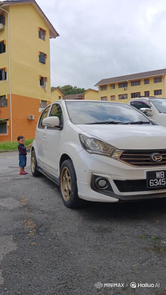 Modified Hatchback's Smooth Air Suspension Descent – AI Generated Video | Hailuo AI