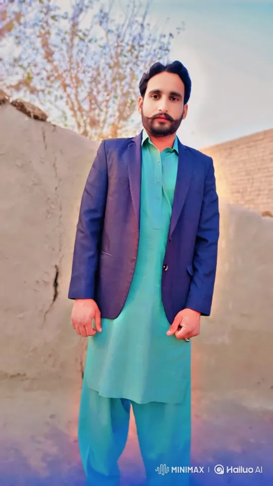 Young Man in Turquoise Tunic Approaches and Drives Away in Lamborghini – AI Generated Video | Hailuo AI