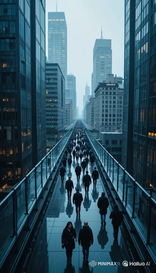 Heroic Act on Shattering Skybridge Amidst Disaster – AI Generated Video | Hailuo AI