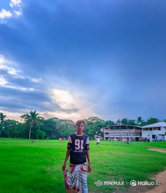 Transformation of Landscape into a Serene, Flower-Adorned Scene with a Mosque – AI Generated Video | Hailuo AI