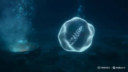 Primitive Protocell: Earth's First Life in Ocean Depths – AI Generated Video | Hailuo AI
