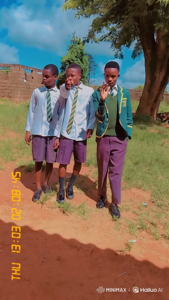 Young Men Witness Tesla Drive-by in School Uniforms – AI Generated Video | Hailuo AI