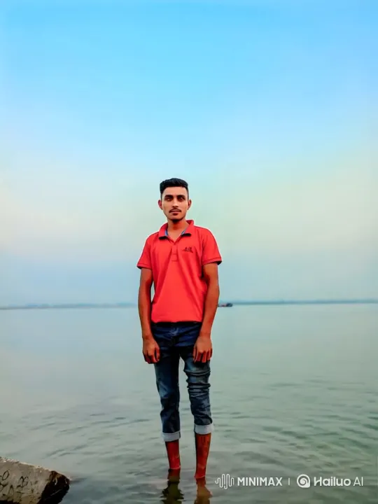 Young Man Observes Car Along Shoreline – AI Generated Video | Hailuo AI