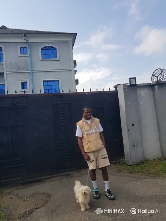 Young Man Admires Luxury Lamborghini in Front of Modern Mansion – AI Generated Video | Hailuo AI