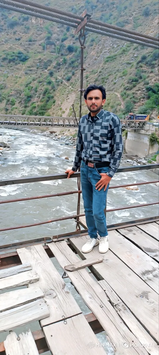 Man Jumps from Bridge, Catches Fish in River – AI Generated Video | Hailuo AI
