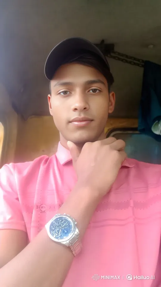 Young Man in Vehicle with Evolving Smile – AI Generated Video | Hailuo AI