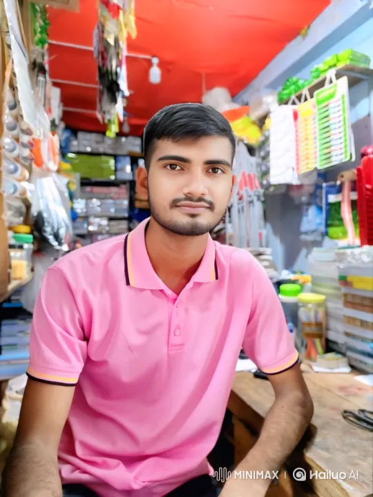 Young Shop Owner Greet with Warm Smile – AI Generated Video | Hailuo AI