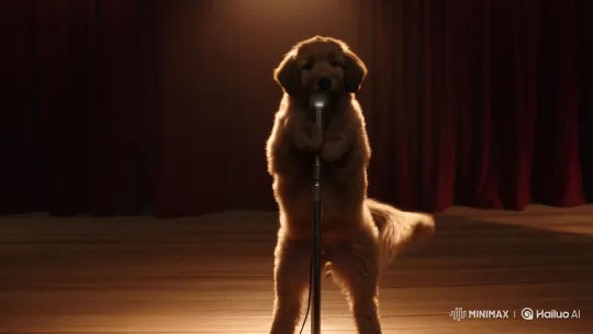 Poodle Puppy Performs Like a Star – AI Generated Video | Hailuo AI