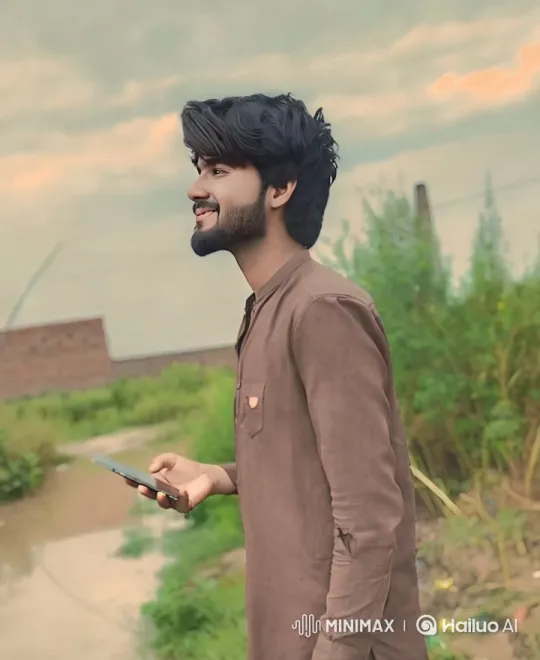 Young Man in Traditional Attire Walks Through Rural Countryside – AI Generated Video | Hailuo AI