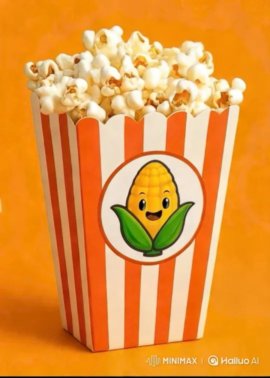 Child Lifts Popcorn Bag in Playful Scene – AI Generated Video | Hailuo AI