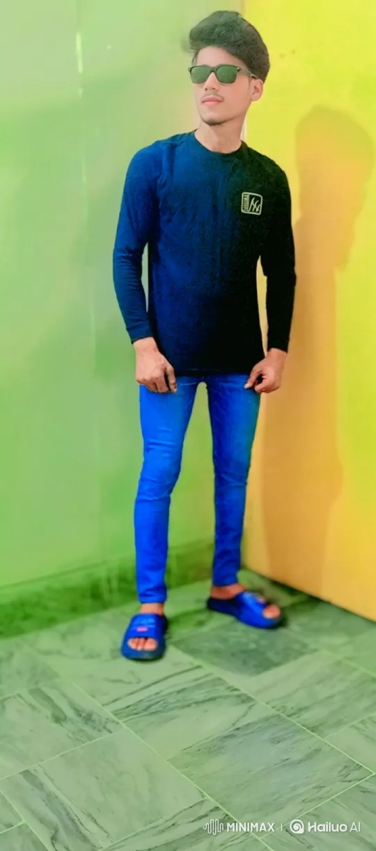 Young Man Transforms Pose with Confident Smile – AI Generated Video | Hailuo AI