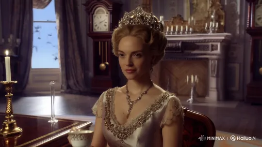Royal Woman Commands Time with a Sip – AI Generated Video | Hailuo AI