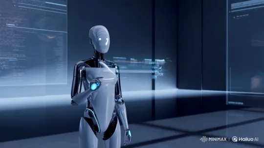 Futuristic AI Creates Video with Holographic Interface – AI Generated Video | Hailuo AI