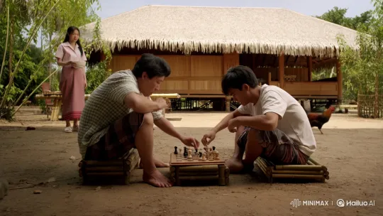Isan Village Yard: Prank Reveals Grilled Pork with Checkers – AI Generated Video | Hailuo AI