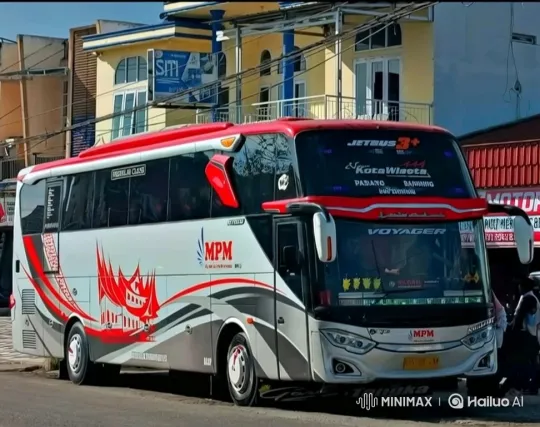 Modern Tour Bus with Air Suspension in Action – AI Generated Video | Hailuo AI