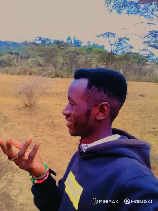 Young Man Communicates Peacefully in Serene Landscape – AI Generated Video | Hailuo AI