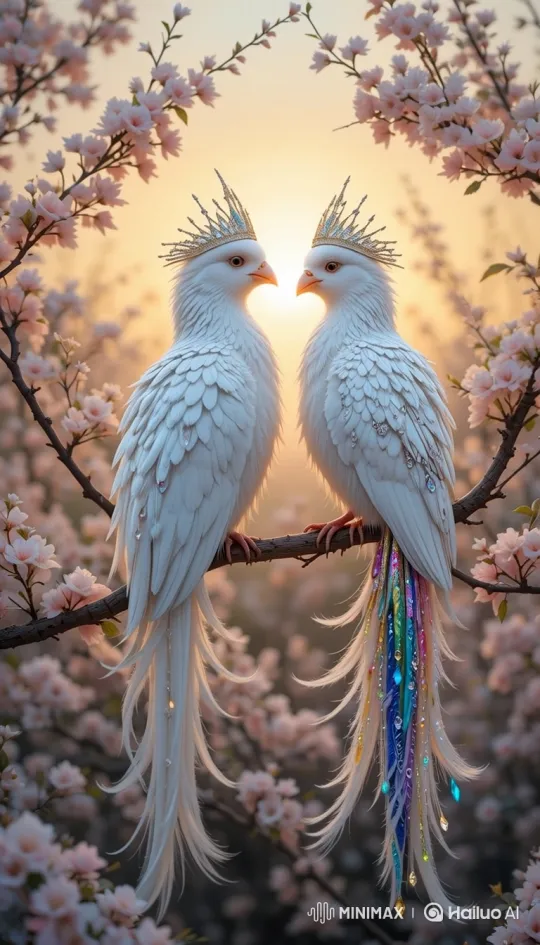 Majestic Birds Share Serene Morning Flight – AI Generated Video | Hailuo AI