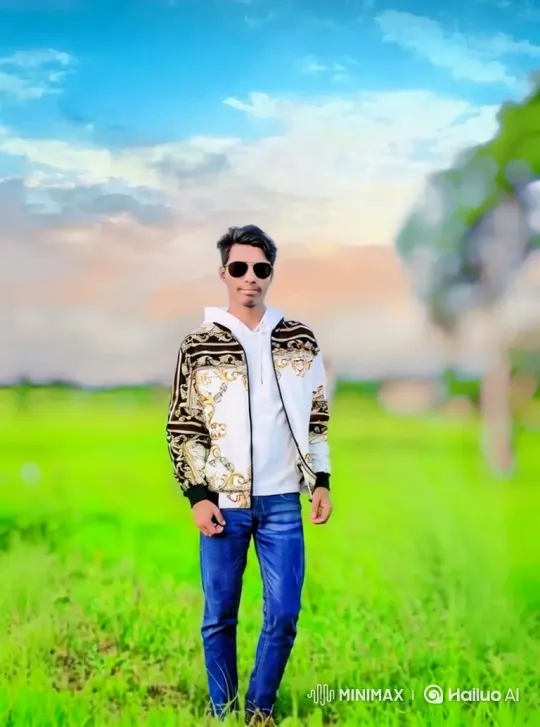 Young Man Boards Helicopter in Lush Field – AI Generated Video | Hailuo AI