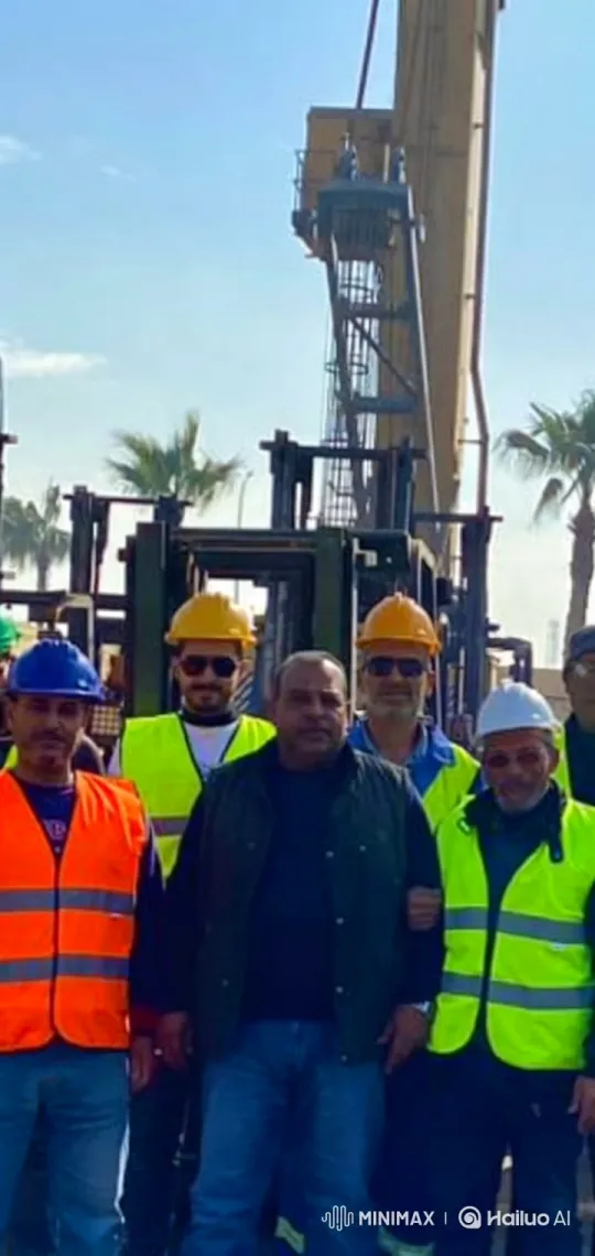 Construction Crew Celebrates Achievement with Boss – AI Generated Video | Hailuo AI