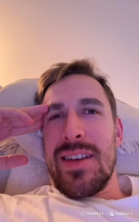 Man Contemplates Visit to Mom, Asks About Viewer's Wellbeing – AI Generated Video | Hailuo AI
