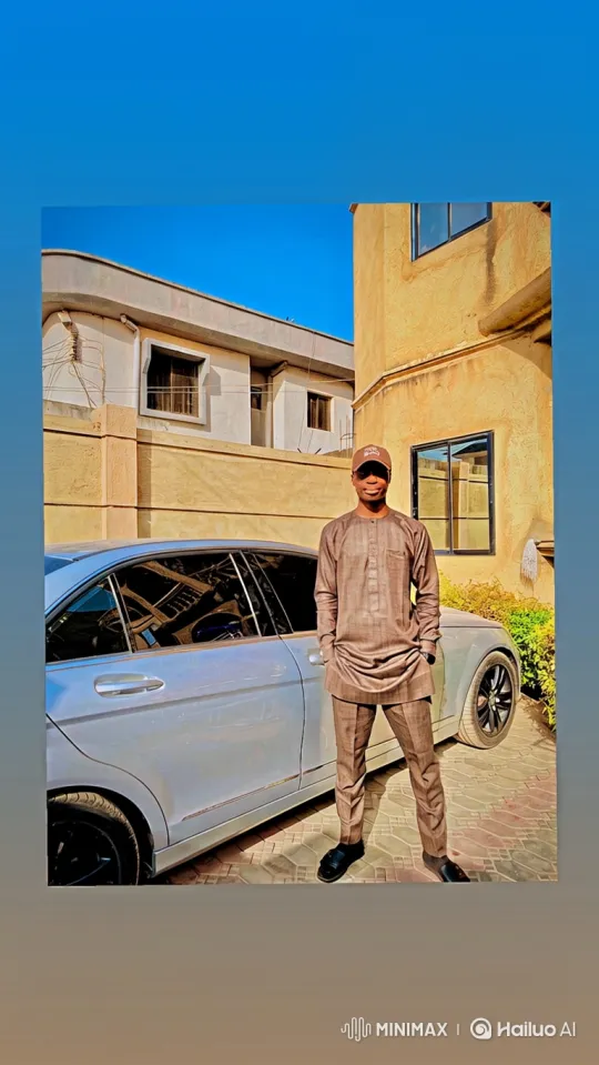 Man Enters Car and Drives Away on Paved Driveway – AI Generated Video | Hailuo AI