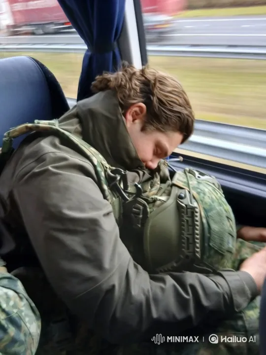 Young Man Sleeps on Bus, Wakes to Silent Terror – AI Generated Video | Hailuo AI