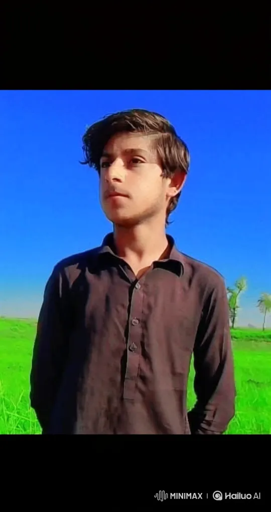 Contemplative Young Man in a Serene Green Field – AI Generated Video | Hailuo AI