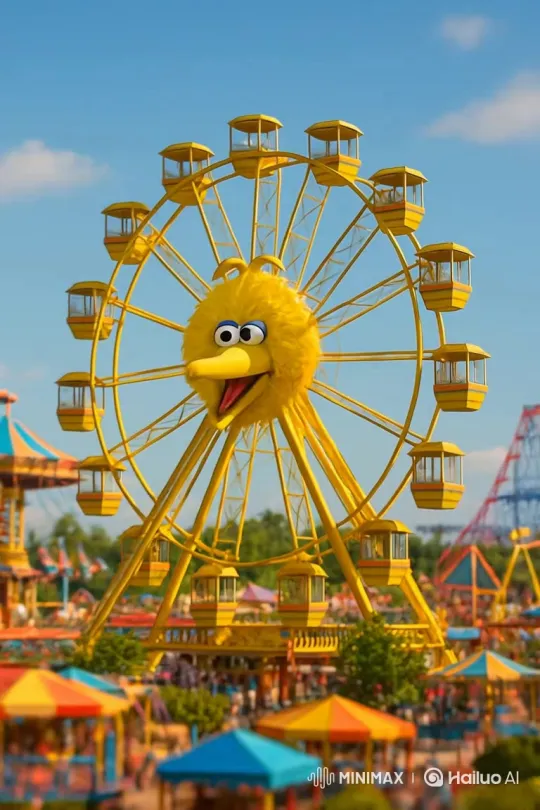 Big Bird: Iconic Character on Sesame Street – AI Generated Video | Hailuo AI