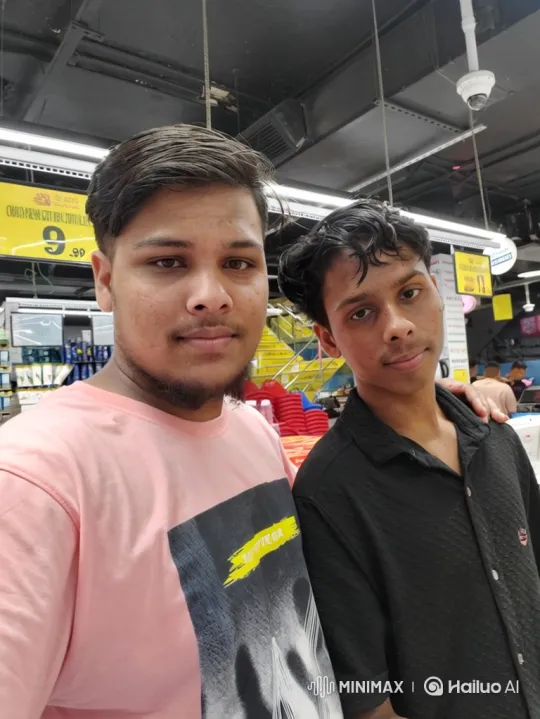 Young Men Discover Crowd of Young Women in Store – AI Generated Video | Hailuo AI