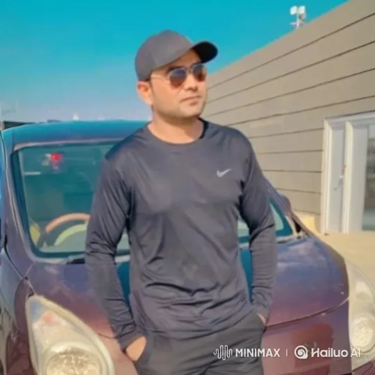Man in Sunglasses Smiles at Camera on Sunny Day – AI Generated Video | Hailuo AI
