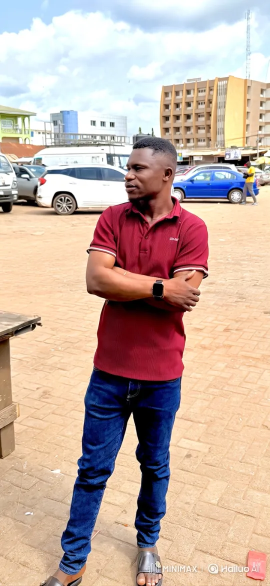 Young Man Gets Into Car in City Square – AI Generated Video | Hailuo AI