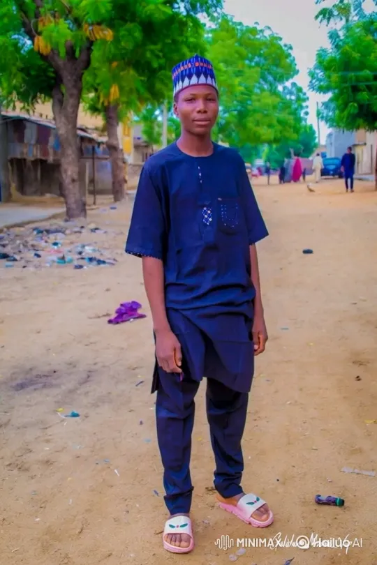 Young Man Stands Calmly on Dirt Road Amidst Lush Greenery – AI Generated Video | Hailuo AI