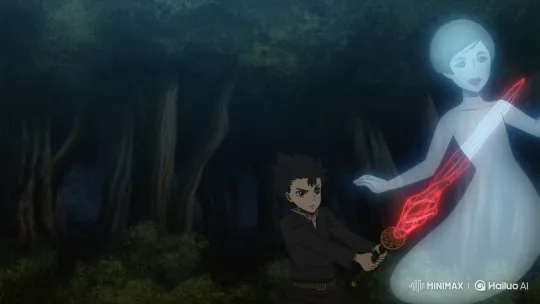 Teen Boy Trains with Cursed Blade in Enchanted Forest – AI Generated Video | Hailuo AI