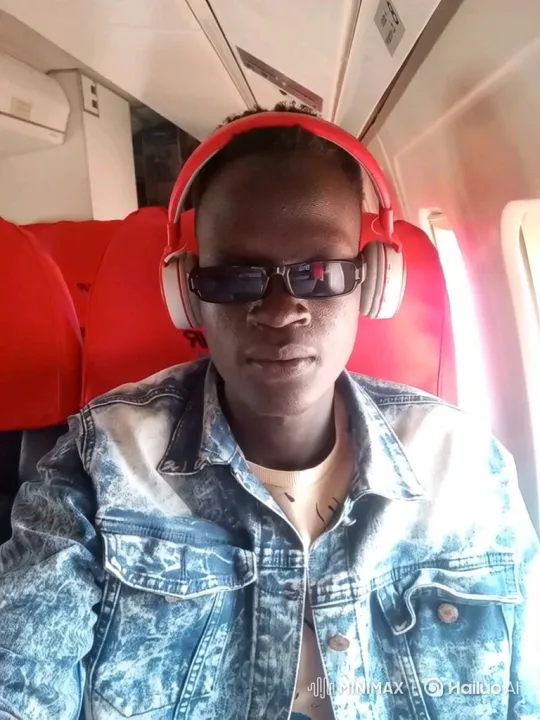 Young Man Enjoys Music on Flight, Gazes at Clouds – AI Generated Video | Hailuo AI