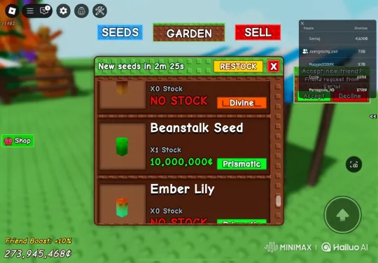 Player Interacts with Shop Interface in Blocky World – AI Generated Video | Hailuo AI
