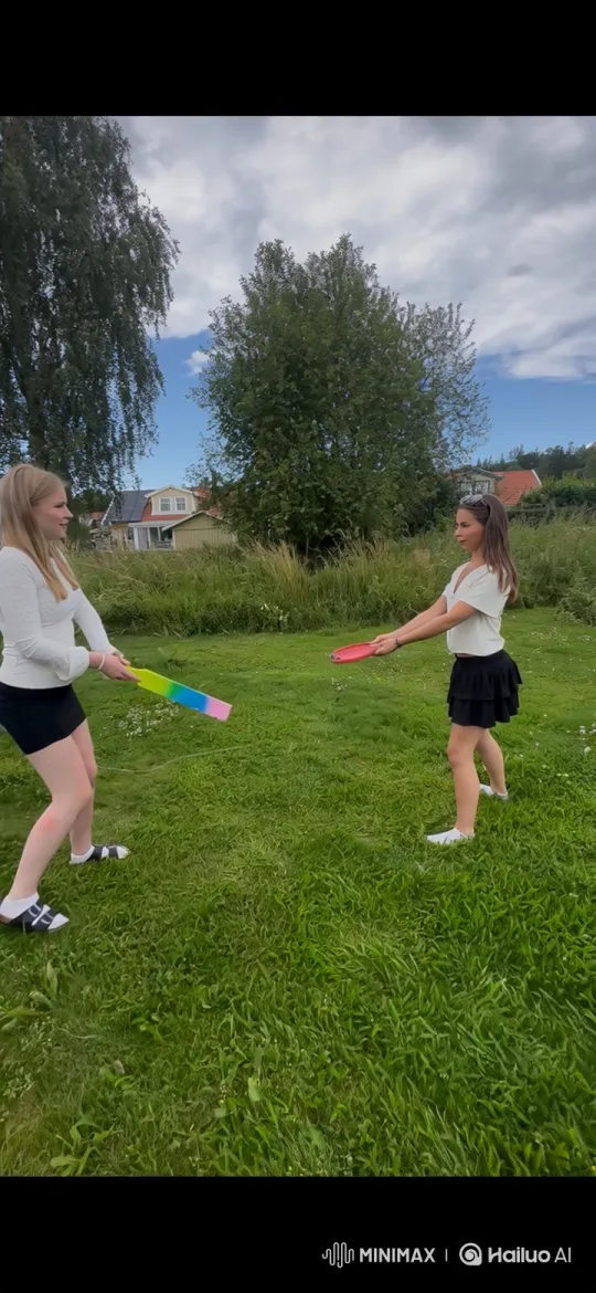 Mystery Bird Attacks Girl in Peaceful Field – AI Generated Video | Hailuo AI