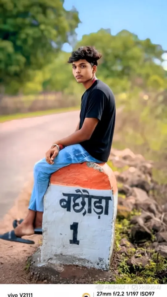 Young Man Gets Into Luxury SUV on Rural Road – AI Generated Video | Hailuo AI