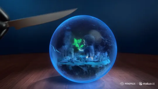 Child Initiates Earth's Healing with Glowing Sapling – AI Generated Video | Hailuo AI