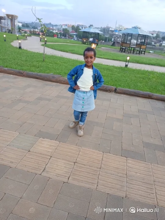 Young Girl Approaches Car in Dusk-Lit Park – AI Generated Video | Hailuo AI