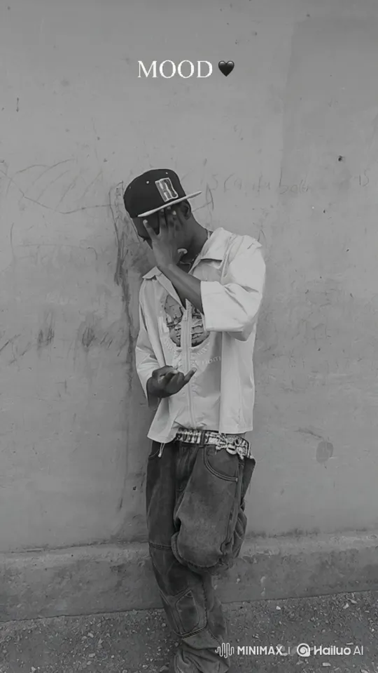 Contemplative Young Man Reflecting Against a Wall – AI Generated Video | Hailuo AI