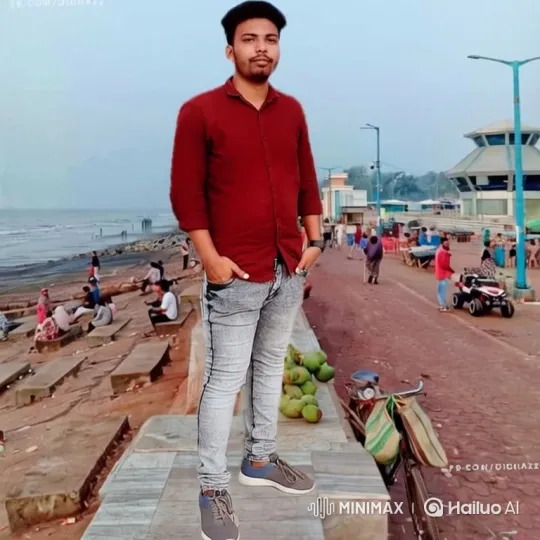 Young Man Walks Along Seaside Promenade – AI Generated Video | Hailuo AI