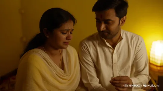 Ramu Gives Symbolic Ring to Emotional Lalitha – AI Generated Video | Hailuo AI