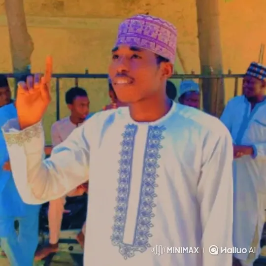 Young Man in Embroidered Garb Holds Steady Pose – AI Generated Video | Hailuo AI