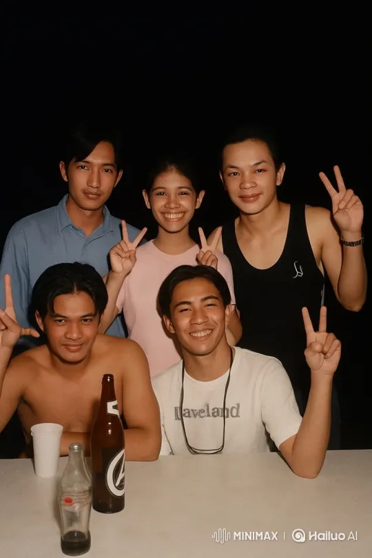 Young Friends Enjoying a Casual Night Out – AI Generated Video | Hailuo AI