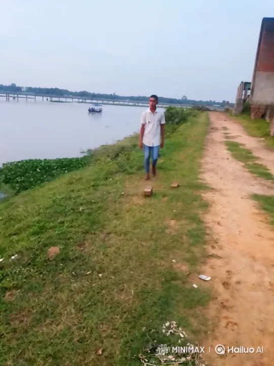 Young Man Steps into Rolls-Royce on Riverbank Path – AI Generated Video | Hailuo AI