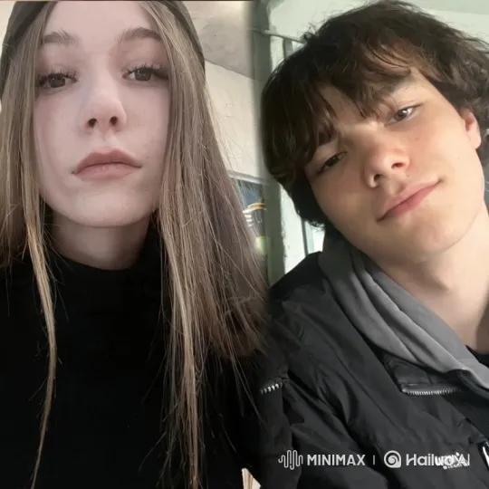 Young Couple Shares Romantic Embrace and Kiss – AI Generated Video | Hailuo AI