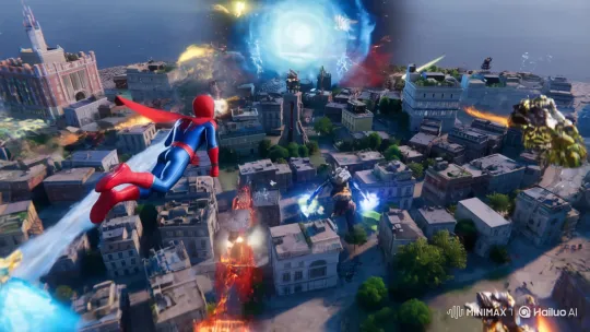 Super André and Heroes Battle Dr. Caô's Invasion in Tefé – AI Generated Video | Hailuo AI